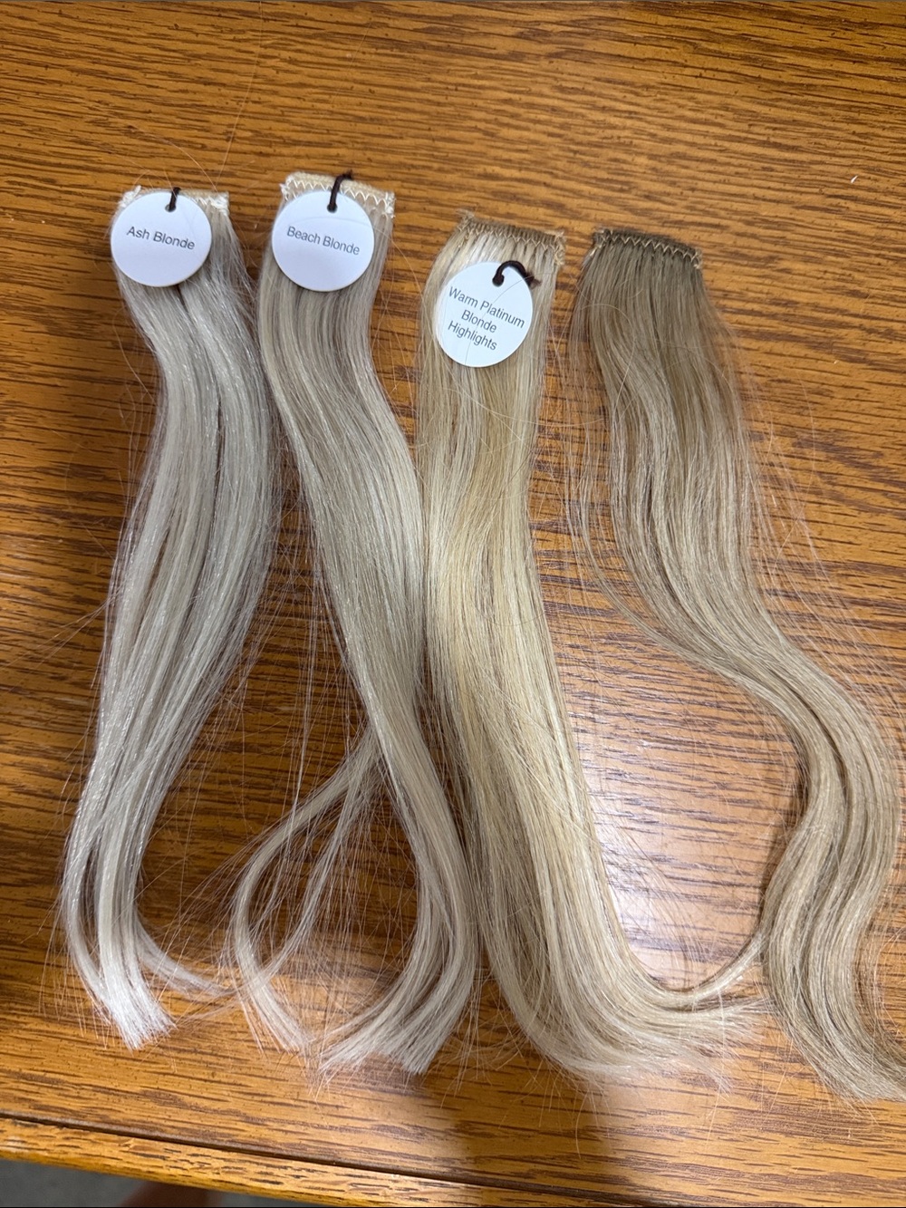 Bombay Hair- Variety Blonde Swatches